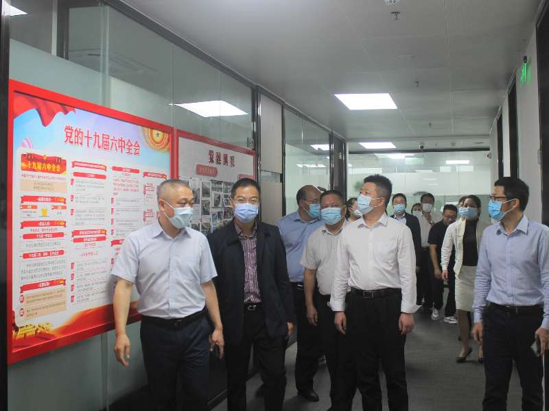 市国资委副主任叶丹、张新刚率队调研珠海PA视讯游戏集团